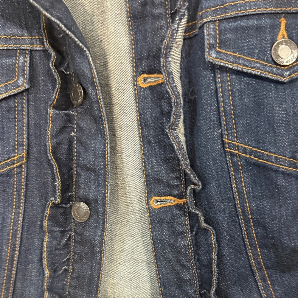 Talbots Dark Blue Denim Jacket - Picture 3 of 5